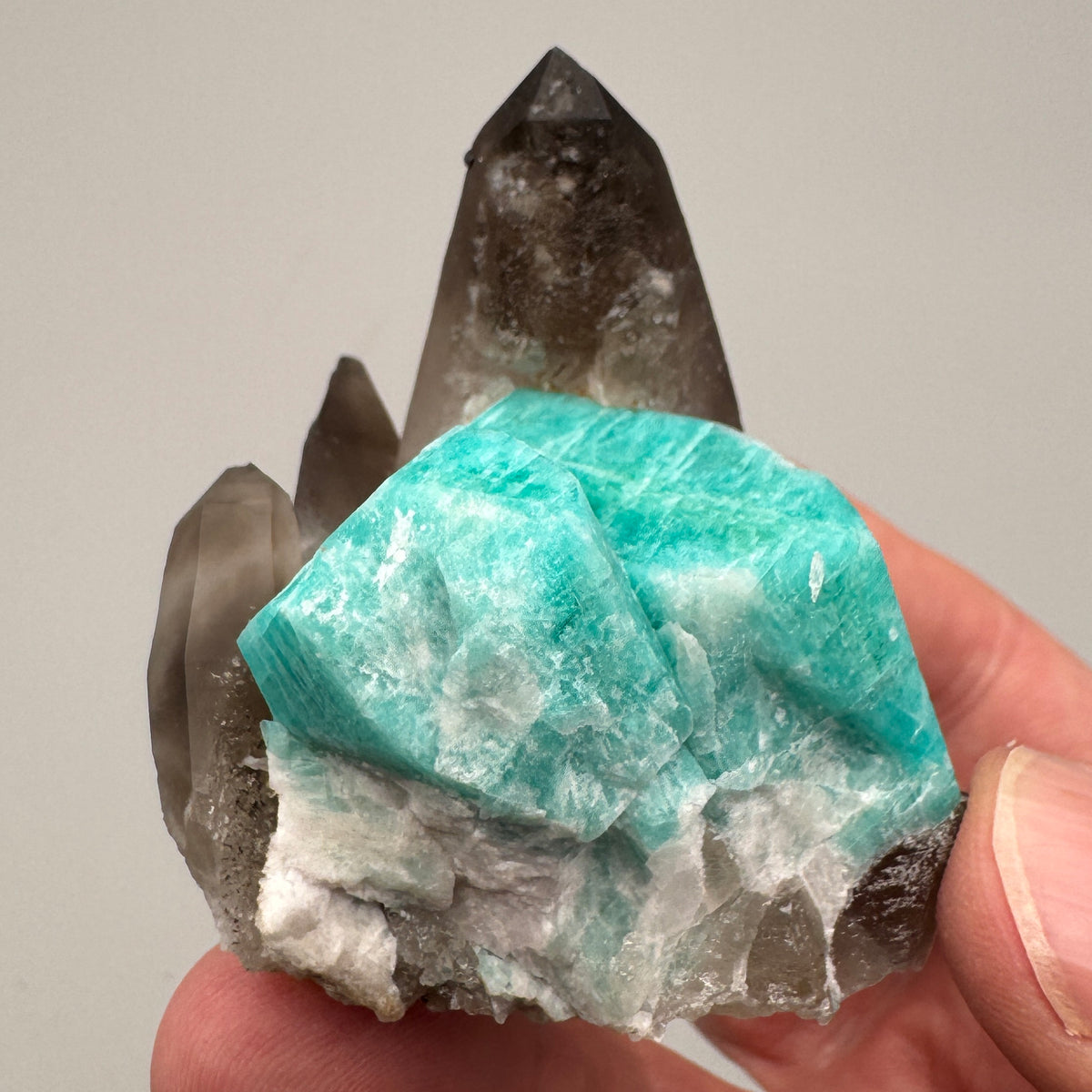 Smoky Quartz, Amazonite Mineral Specimen from Colorado For Sale ...