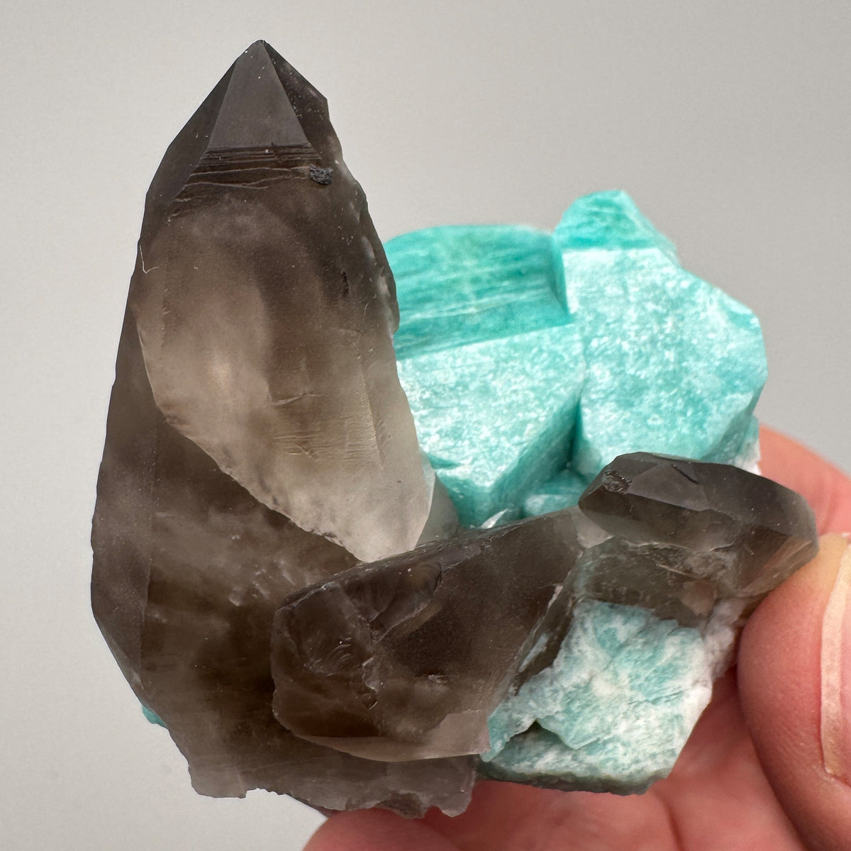 Smoky Quartz, Amazonite Mineral Specimen from Colorado For Sale ...
